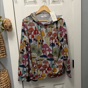 Colorful Mushroom Print Hoodie la soul